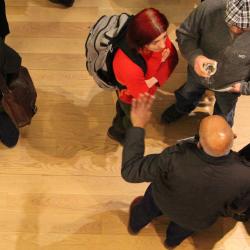 Cities output event - from above - square