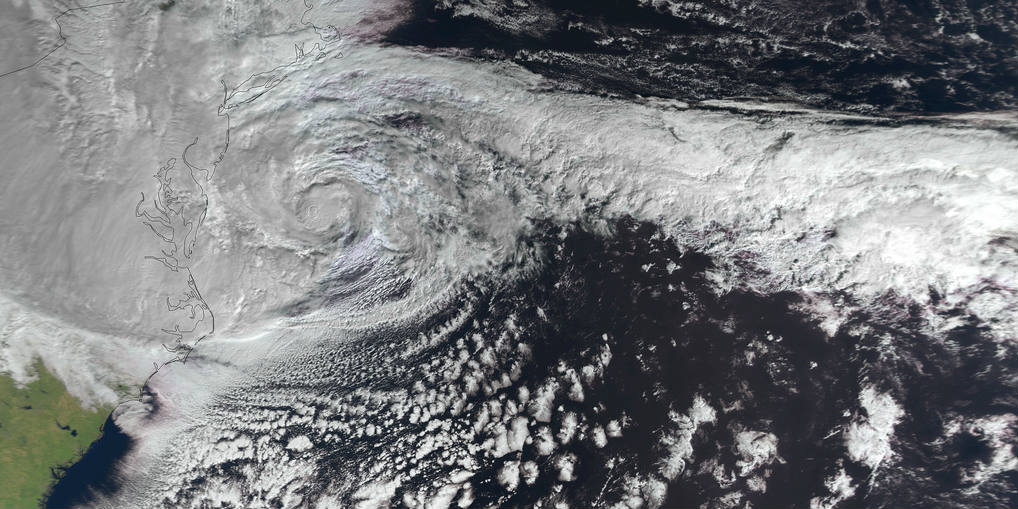 ESA - Hurricane Sandy - banner