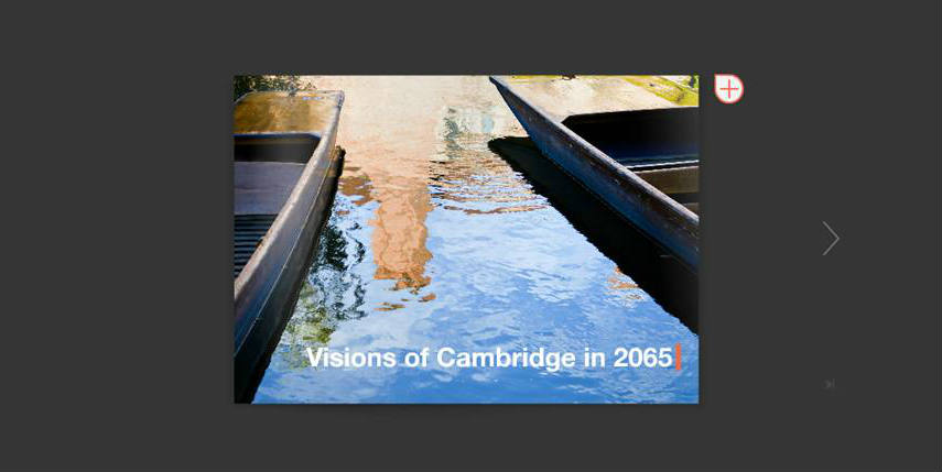 Visions of Cambridge in 2065 - ISSUU banner