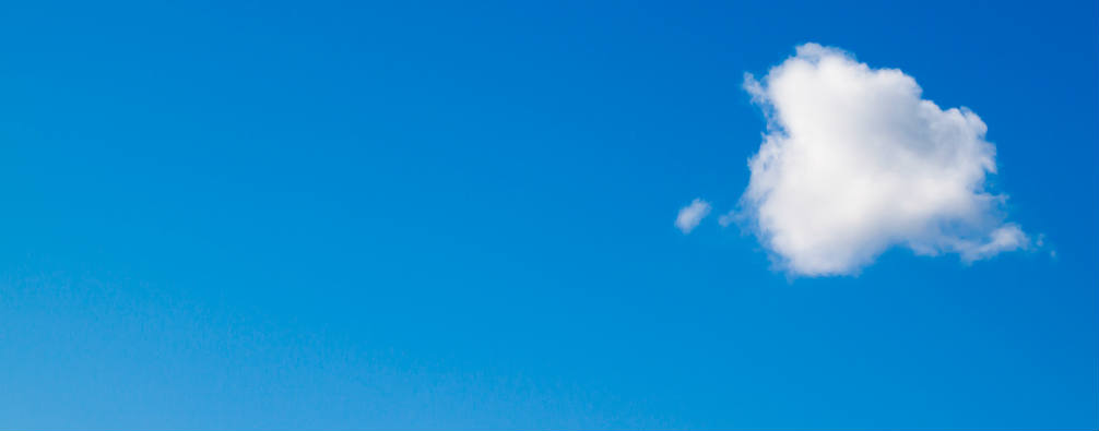 Blue sky and cloud - Flickr Commons - THIN BANNER