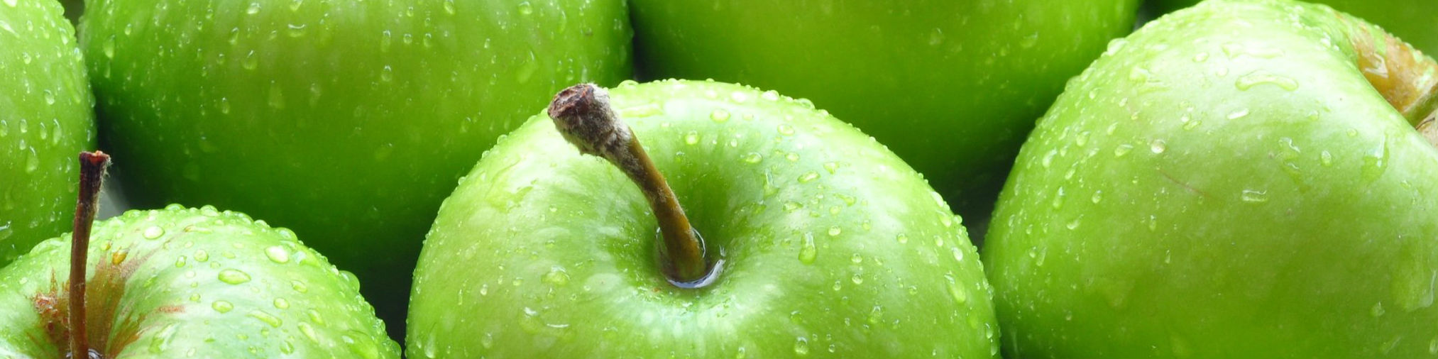 Green apple - NARROW BANNER