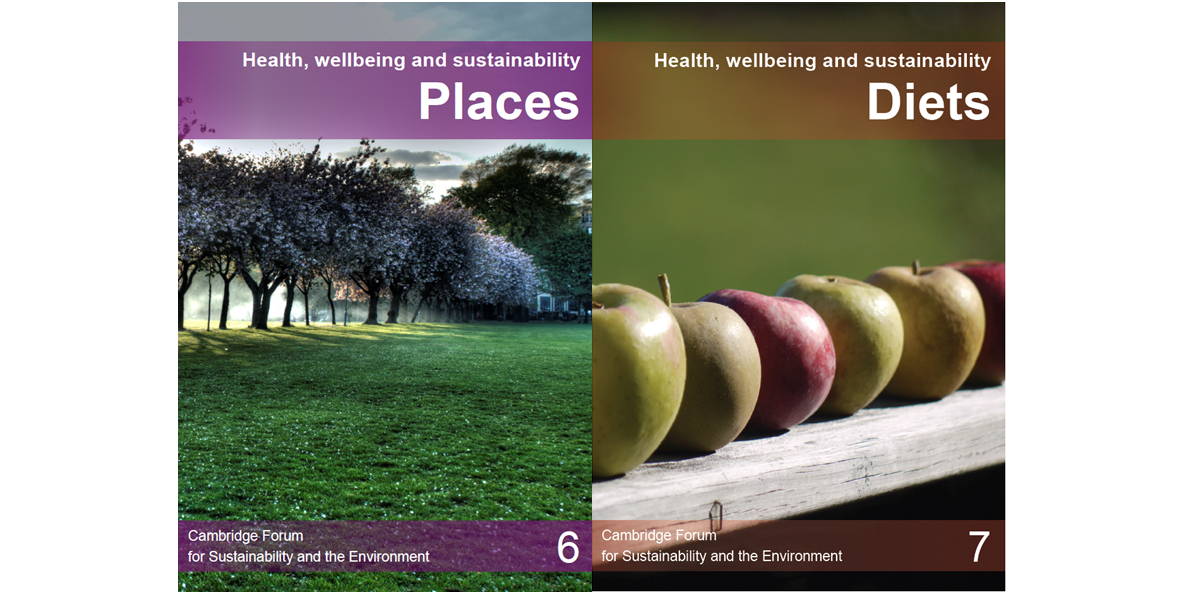 Health and wellbeing - places and diets covers