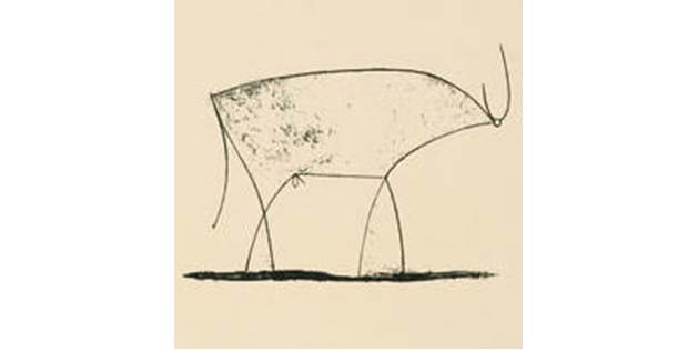 Picasso bull - 4 - bare bones