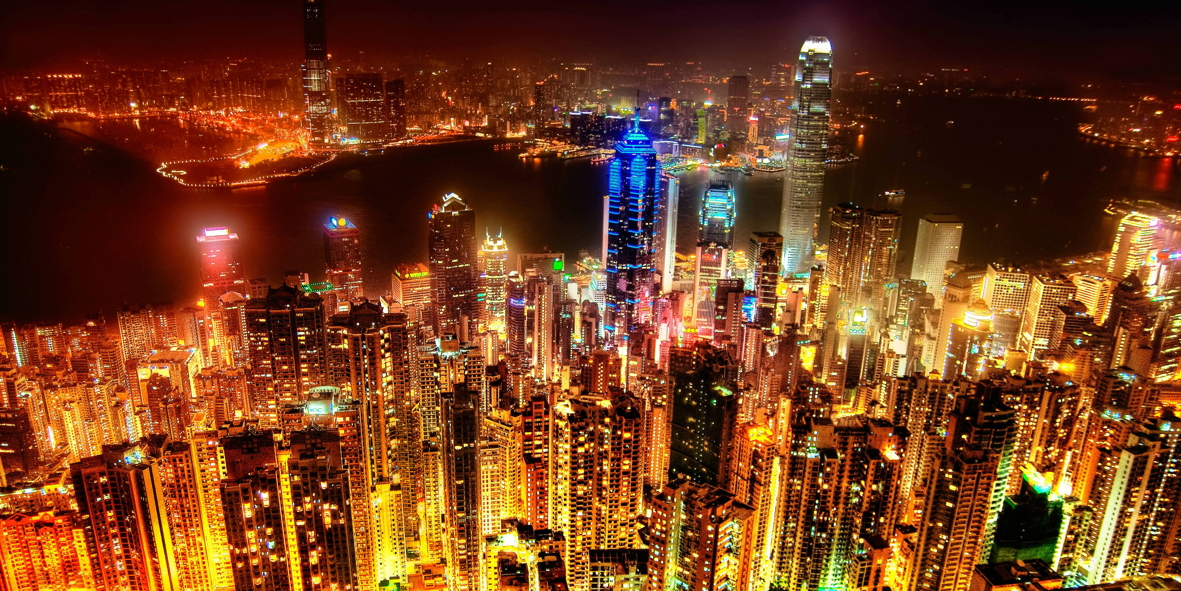 Hong Kong skyline by Spreng Ben
